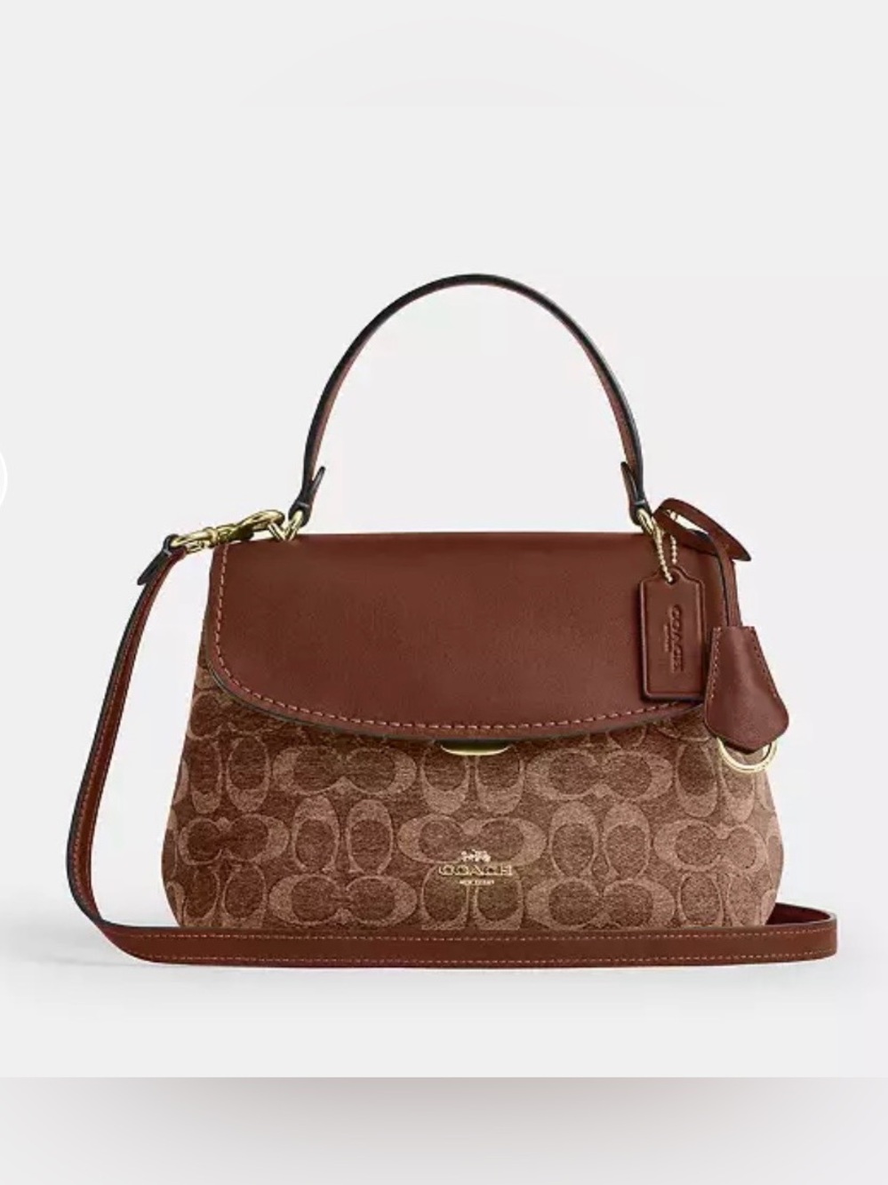Emory Top Handle Crossbody in signature Chenille